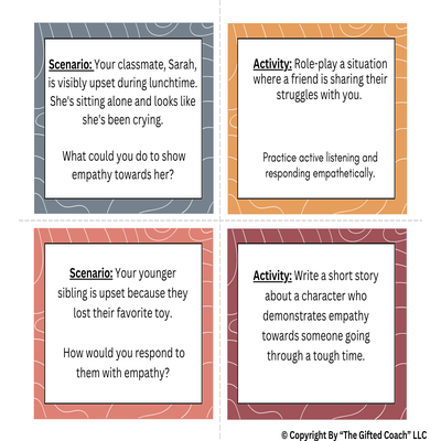 Building Empathy Through Scenario Cards & Activities 💡❤️