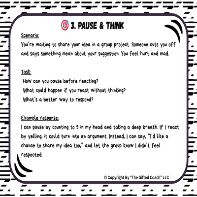 Gifted Minds, Growing Hearts: SEL Task Card Collection