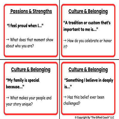 Identity Quest Cards: 32 Prompts for Self-Discovery & Growth 🌟