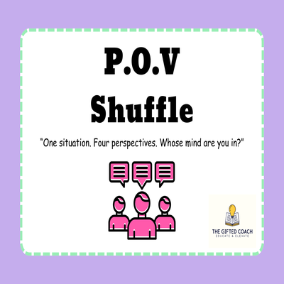 POV Shuffle: “One Situation. Four Perspectives. Whose Mind Are You In?” 🎭