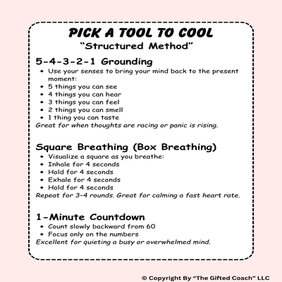 Worry Buster Cards: Name the Worry. Calm the Mind. Find Your Brave. 🌟