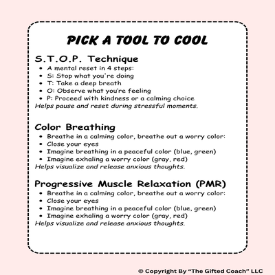 Worry Buster Cards: Name the Worry. Calm the Mind. Find Your Brave. 🌟