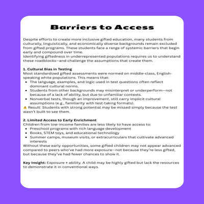 Gifted 101 Series: Giftedness Across Cultures & Equity in Identification