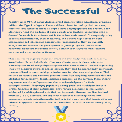Profiles of the 6 Types of Gifted & Talented Students