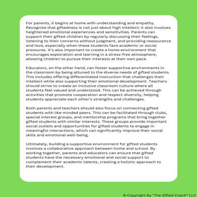 Gifted 101 Series: Mental Health Challenges of Gifted Children