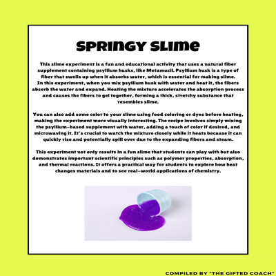 Bubbling Up: Kitchen Chemistry