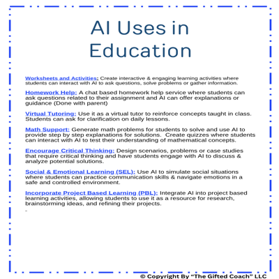 AI Uses in Education