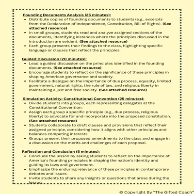 Florida Civics Simulation: U.S. Founding Ideas on Law & Government (SS.7.CG.1.2)