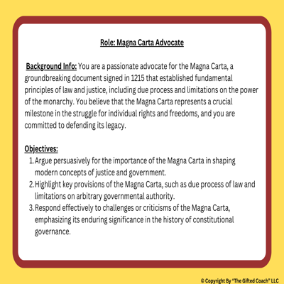 Florida Civics Simulation: Impact of Important Papers (SS.7.CG.1.3)