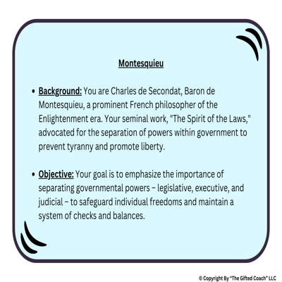 Florida Civics Simulation: Locke & Montesquieu’s Impact (SS.7.CG.1.4)
