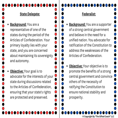 Florida Civics Lesson & Simulation: From the Articles to the Constitution (SS.7.CG.1.7)