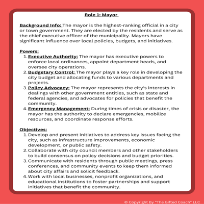 Florida Civics Simulation: Government Obligations (SS.7.CG.3.13)