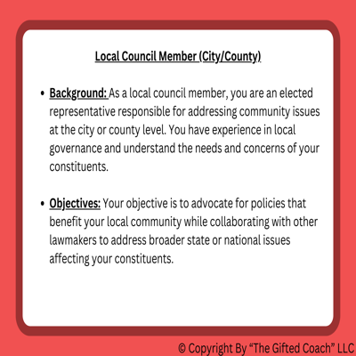 Florida Civics Simulation: The Legislative Branch (SS.7.CG.3.7)