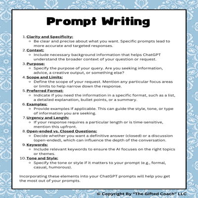 How to Write the Best AI Prompts