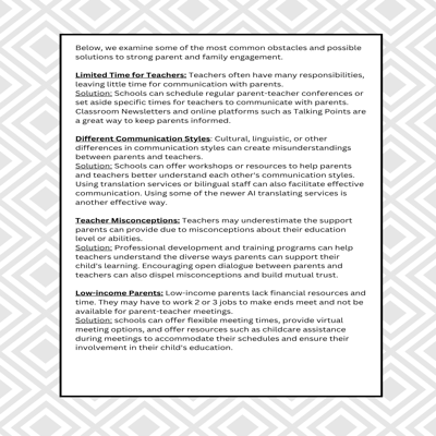 Overcoming Barriers to Parent, Teacher & Gifted Student Engagement