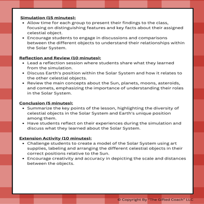 Florida 5th Grade Science Simulation: SC.5.E.5.3 – Objects in the Solar System 🌌🪐