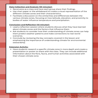 Florida 5th Grade Science Simulation: SC.5.E.7.5 & SC.5.E.7.6 – Weather & Climate Zones