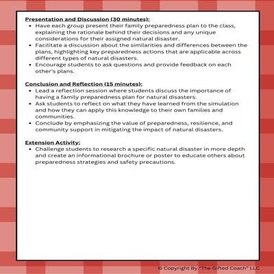 Florida 5th Grade Science Simulation: SC.5.E.7.7 – Family Preparedness Plan 🏠⚡🌪️🌊