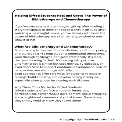 Elementary Bibliotherapy Book List