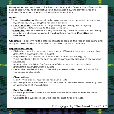 FL 5th Grade Science Simulation: Replicability in Scientific Investigations (SC.5.N.2.2)