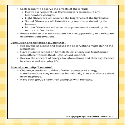 Florida 5th Grade Science Simulation: SC.5.P.10.4 – Transformation of Electrical Energy ⚡💡