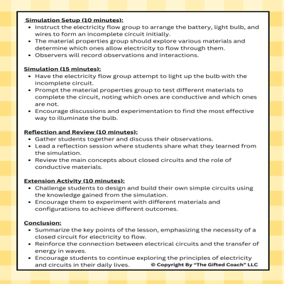Florida 5th Grade Science Simulation: SC.5.P.11.1 & SC.5.P.11.2 – Electrical Circuits 🔌💡