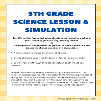Florida 5th Grade Science Simulation: SC.5.P.13.1 & SC.5.P.13.2 – Motion of Objects ⚡🚀