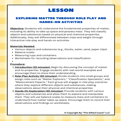 Florida 5th Grade Civics Simulation: SC.5.P.8.1 – Properties of Solids, Liquids, and Gases