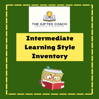 Intermediate Learning Style Inventory with Strategies – Know How Your Students Learn & Teach to Their Strengths! ✨