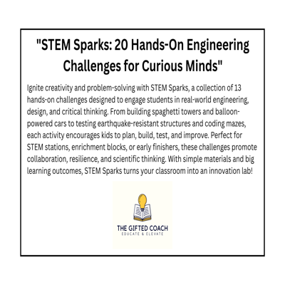 20 STEM Challenges: For Home or the Classroom