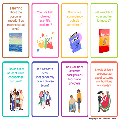 50 Elementary Debate Cards: Spark Big Thinking with Little Debaters! 🎤