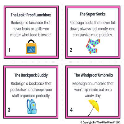 Engineering Design Thinking Challenges for Gifted Learners (Grades K–2)