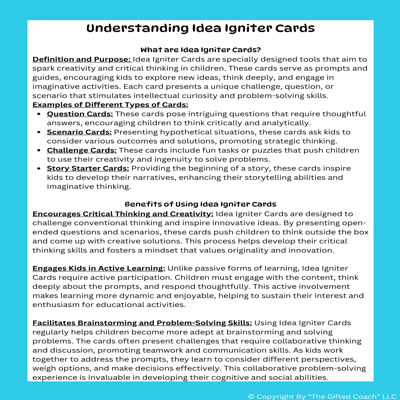 Think & Munch: Gifted Critical Thinking Lessons for Lunchtime 🍎💡