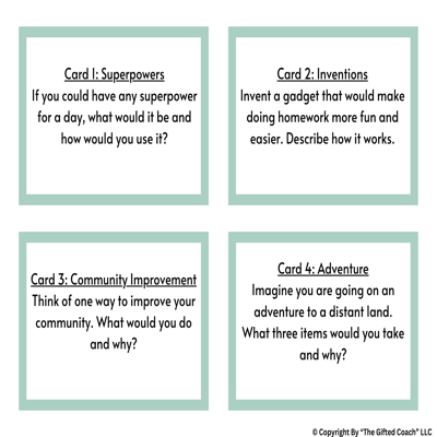 Think & Munch: Gifted Critical Thinking Lessons for Lunchtime 🍎💡