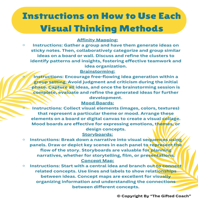 Creative Visual Thinking Guide & Scenario Cards 🎨🧠