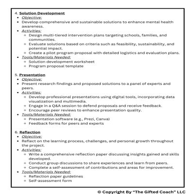 Middle School PBL: Problem-Based Learning – Promoting Mental Health Awareness 🧠💬