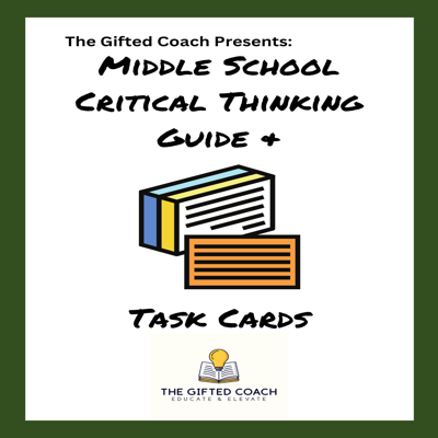 Middle School Critical Thinking Task Cards: 60 HOT Activities for Curious Minds ✨