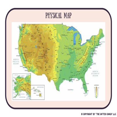 Map Quest: 10 Types of Maps with HOT Questions