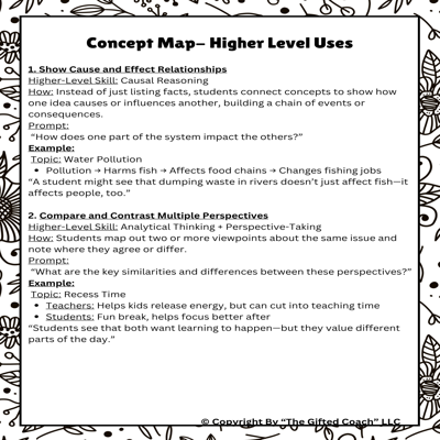 Level Up: Graphic Organizers for Gifted & Advanced Learners