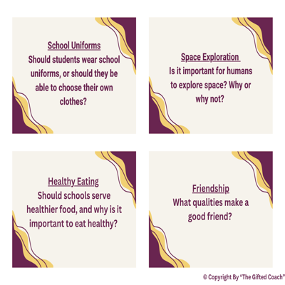 Socratic Question Cards: 20 Topics to Spark Deeper Thinking