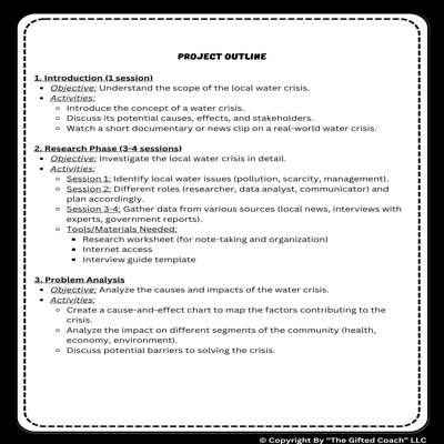 Project-Based Learning: Promoting Mental Health Awareness