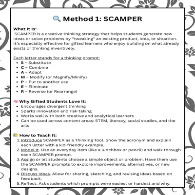 Power Thinkers: A Gifted Student’s Guide to Problem Solving 🧩💡