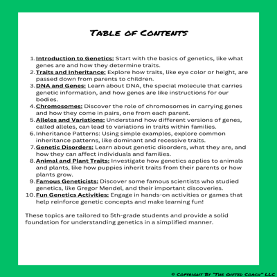 Genetics & Heredity Lessons & Activities (Grades 3–5)