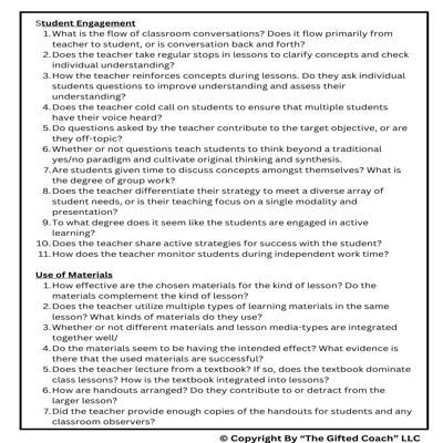 The Teacher Tune-Up: 50 Ways to Improve Your Observations ✨